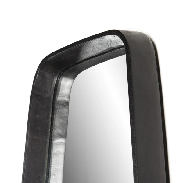 excellente qualité MACABANE Miroir JONAS Aluminium Noir 31 X 174 Cm 5