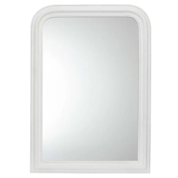 TOILINUX Miroir Moulures 73×104 Cm – Blanc magasin en ligne 1