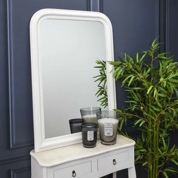 TOILINUX Miroir Moulures 73×104 Cm – Blanc magasin en ligne 3