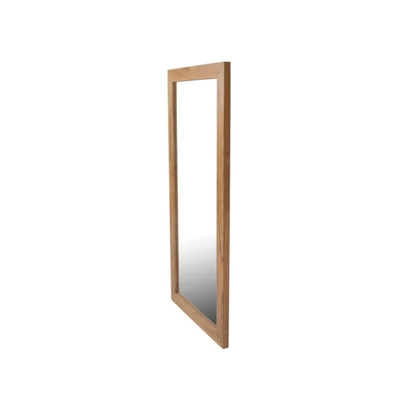 Vente-unique Miroir Rectangulaire En Teck Clair – 60 X 120 Cm – AMLAPURA grossiste en ligne 1