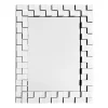 Paris Prix Miroir Mural Design Dionysus 85cm Argent fashioniable 17