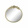 pas cher Miroir Mural DKD Home Decor Doré Métal Fleurs (60 X 4 X 66 Cm) 16