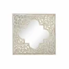 Miroir Mural DKD Home Decor Marron Blanc Arabe Bois MDF Décapé (90 X… site pas cher 17