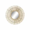 jusqu'à Miroir Mural DKD Home Decor Marron Rotin (70 X 4 X 70 Cm) 13