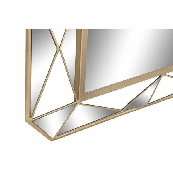 dernière tendance Miroir Mural DKD Home Decor Miroir Doré Métal (70 X 5,5 X 70 Cm) 3