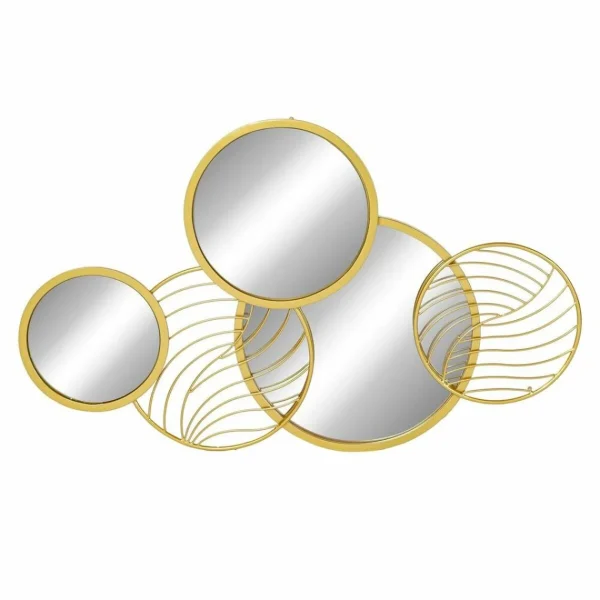Miroir Mural DKD Home Decor Miroir Doré Métal (87 X 3 X 54 Cm) boutique en ligne 1