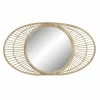 meilleure qualité Miroir Mural DKD Home Decor Miroir Rotin (82 X 3.5 X 48 Cm) 19