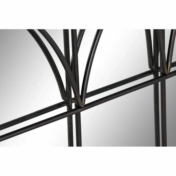garantie de qualité Miroir Mural DKD Home Decor Noir Métal (76 X 4 X 76 Cm) 4