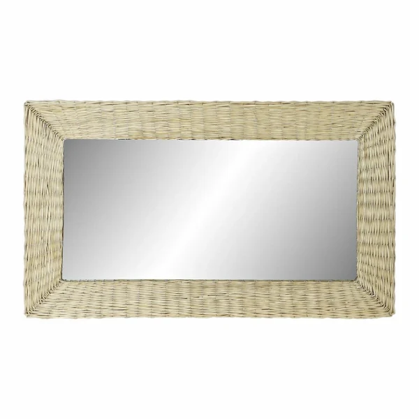 livraison la plus rapide Miroir Mural DKD Home Decor Osier (147 X 4 X 87 Cm) 1