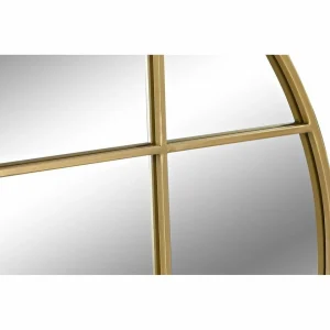 officiel Miroir Mural DKD Home Decor Verre Doré Fenêtres Fer (80 X 2,5 X 80 C… 9