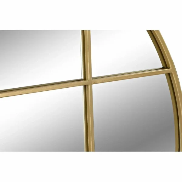 officiel Miroir Mural DKD Home Decor Verre Doré Fenêtres Fer (80 X 2,5 X 80 C… 4