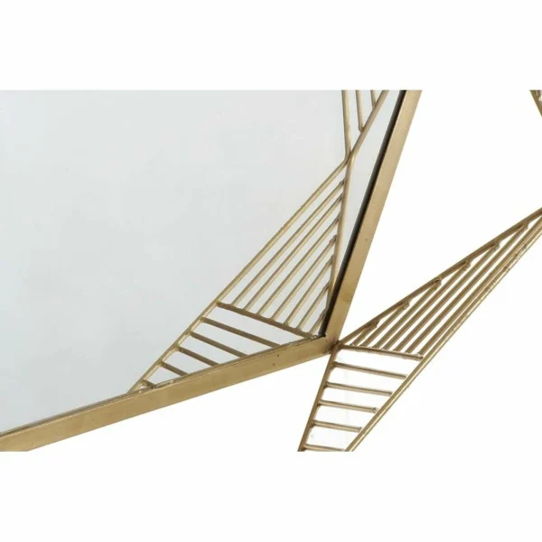 Dernières Nouveautés Miroir Mural DKD Home Decor Verre Doré Fer (54 X 5 X 47 Cm) 4