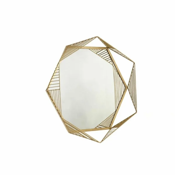 Dernières Nouveautés Miroir Mural DKD Home Decor Verre Doré Fer (54 X 5 X 47 Cm) 5