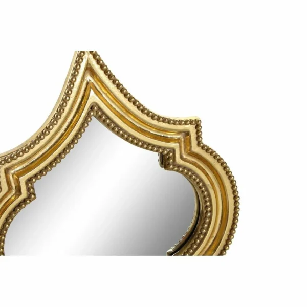 Miroir Mural DKD Home Decor Verre Doré Résine (20 X 2.2 X 28 Cm) (4 … grande promotion 3