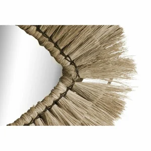 magasins pour Miroir Mural DKD Home Decor Verre Naturel Jute (54 X 3 X 34 Cm) 7