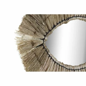 magasins pour Miroir Mural DKD Home Decor Verre Naturel Jute (54 X 3 X 34 Cm) 9