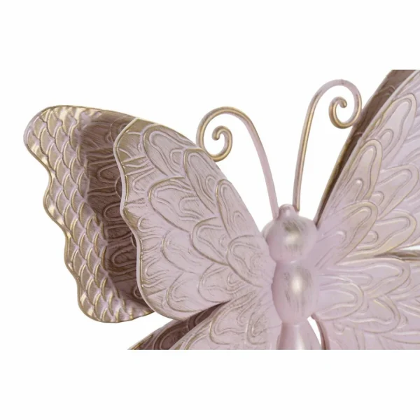 Miroir Mural DKD Home Decor Verre Rose Blanc Carton Polypropylène (3 … de garantie authentique 4
