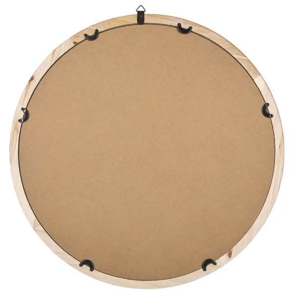 Beliani Miroir Mural Rond ø 60 Cm Bois Clair MONCLOVA achetez 4