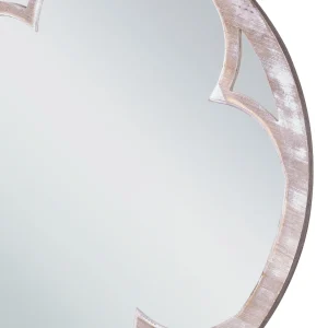 Beliani Miroir Mural Rond ø 60 Cm Bois Clair MONCLOVA achetez 12