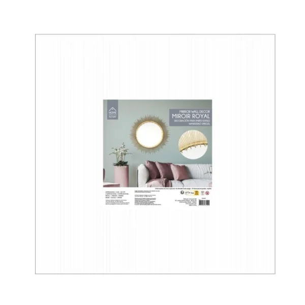 soldes Paris Prix Miroir Mural Soleil Design Royal 60cm Or 6