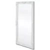 SANS MARQUE Miroir Mural Style Baroque 120 X 60 Cm Blanc – Blanc REMISE allant jusqu. 11