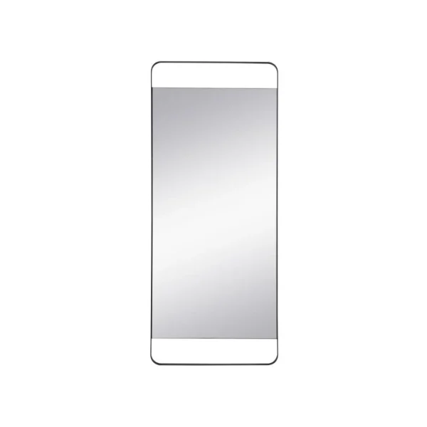Vente-unique Miroir Mural En Métal – L.50 X H.120 Cm – Noir – VAMBA marques de renommée 4