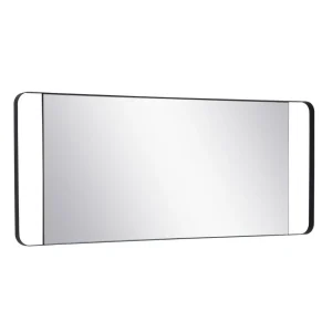 Vente-unique Miroir Mural En Métal – L.50 X H.120 Cm – Noir – VAMBA marques de renommée 13