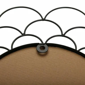 Miroir Mural Versa Noir Métal (1,2 X 36 X 36 Cm) Livraison gratuite 9