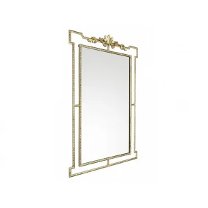 Vente-unique Miroir En Métal PALATINE – L. 100 X H. 148 Cm -Doré Antique soldes pas cher 13