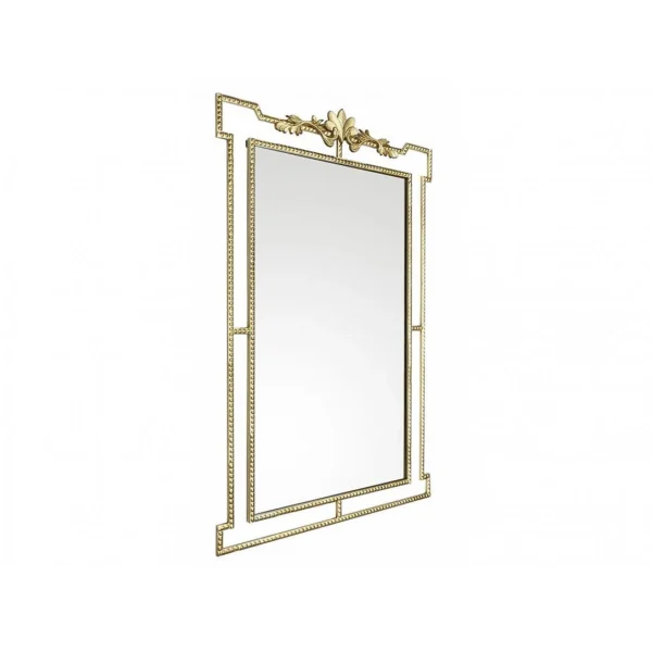 Vente-unique Miroir En Métal PALATINE – L. 100 X H. 148 Cm -Doré Antique soldes pas cher 5