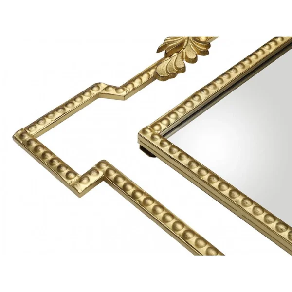 Vente-unique Miroir En Métal PALATINE – L. 100 X H. 148 Cm -Doré Antique soldes pas cher 6
