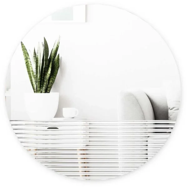 Umbra Miroir Rond Effet Strié 61 Cm Ridge. REMISE allant jusqu. 1