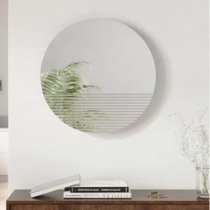 Umbra Miroir Rond Effet Strié 61 Cm Ridge. REMISE allant jusqu. 9
