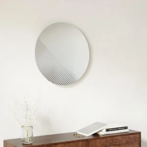 Umbra Miroir Rond Effet Strié 61 Cm Ridge. REMISE allant jusqu. 15