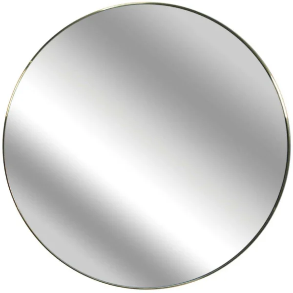 The Home Deco Factory Miroir Rond Extra Plat 55 Cm Doré. site pas cher 1