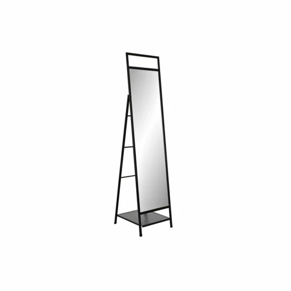achetez Miroir Sur Pied DKD Home Decor 39 X 40 X 160 Cm Miroir Noir Métal Lof… 1