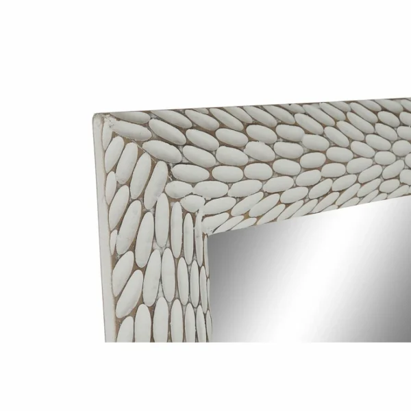 styles dernier cri Miroir Sur Pied DKD Home Decor Blanc Bois De Manguier Bois MDF Cottage… 3