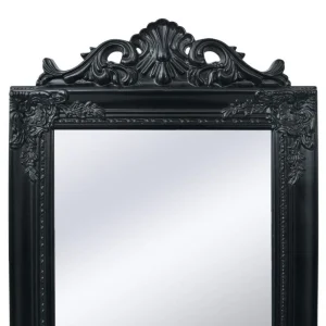 SANS MARQUE Miroir Sur Pied Style Baroque 160 X 40 Cm Noir – Noir REMISE allant 9