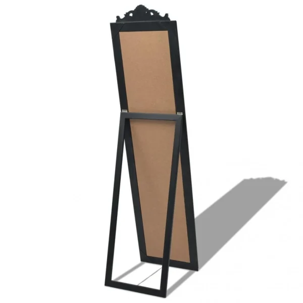 SANS MARQUE Miroir Sur Pied Style Baroque 160 X 40 Cm Noir – Noir REMISE allant 5