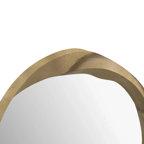 REMISE allant Rendez Vous Déco Miroir Yong En Bois Clair De Suar D53 Cm 5