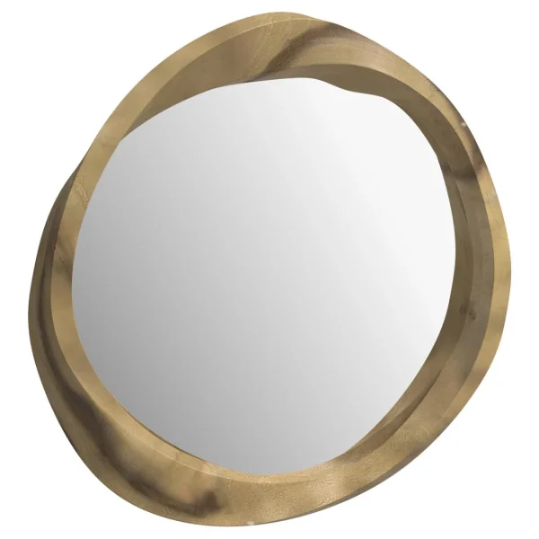 REMISE allant Rendez Vous Déco Miroir Yong En Bois Clair De Suar D53 Cm 6
