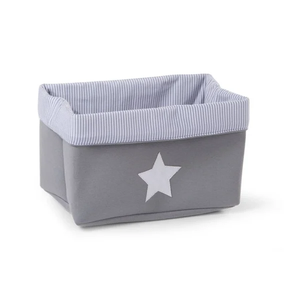 Childwood Panier Pliable Grey Stripes 32x20x20 magasin en ligne 1