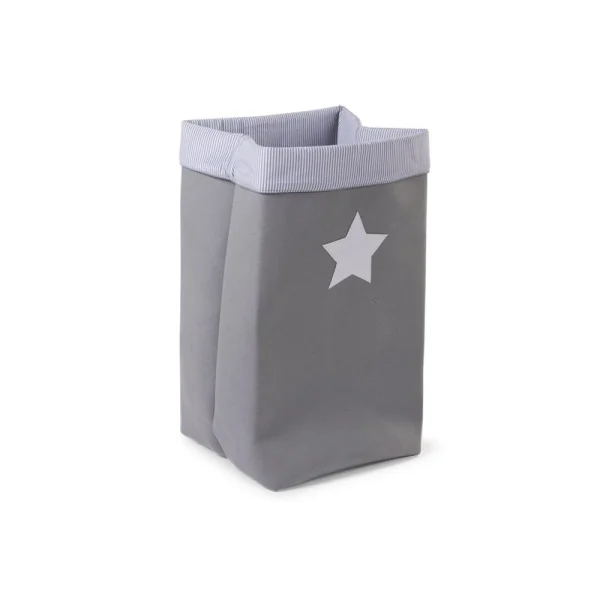 Childwood Panier Pliable Grey Stripes 32x32x60 site pas cher 1
