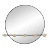 Livraison gratuite Portemanteau DKD Home Decor Marron Noir Fer Miroir (61 X 8 X 58 Cm) 7