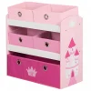 mode pas chere Roba Unité De Rangement Pour Jouets Crown Rose 63,5x30x60 Cm MDF 19