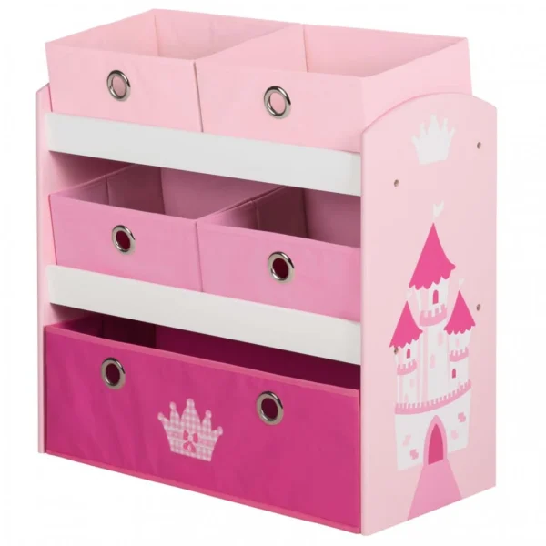 mode pas chere Roba Unité De Rangement Pour Jouets Crown Rose 63,5x30x60 Cm MDF 1