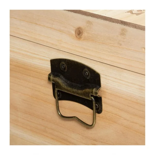 outlet Atmosphera, Createur D’Interieur Set De 4 Malles De Rangement En Bois Sculpté 6