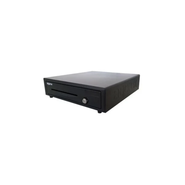 aux meilleurs prix Totalcadeau Tiroir Caisse Enregistreuse AppCASH01 41 Cm Noir – 8 Monnaie Et 4 Bill… 1