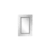 Beliani Miroir Mural Argenté 60 X 90 Cm PABU – Argent france 19