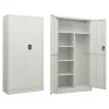 VidaXL Armoire à Casiers Gris Clair 90x40x180 Cm Acier magasin 17